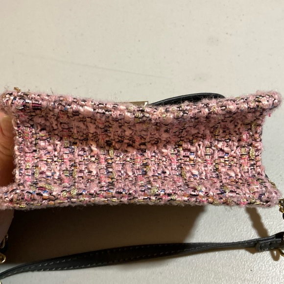 Icing Small Pink Tweed, Crossbody purse, - Picture 9 of 12